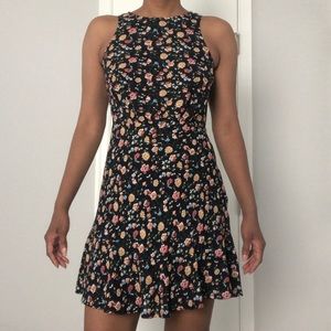 J. Crew Mercantile Navy Floral Mini Dress Sz 4